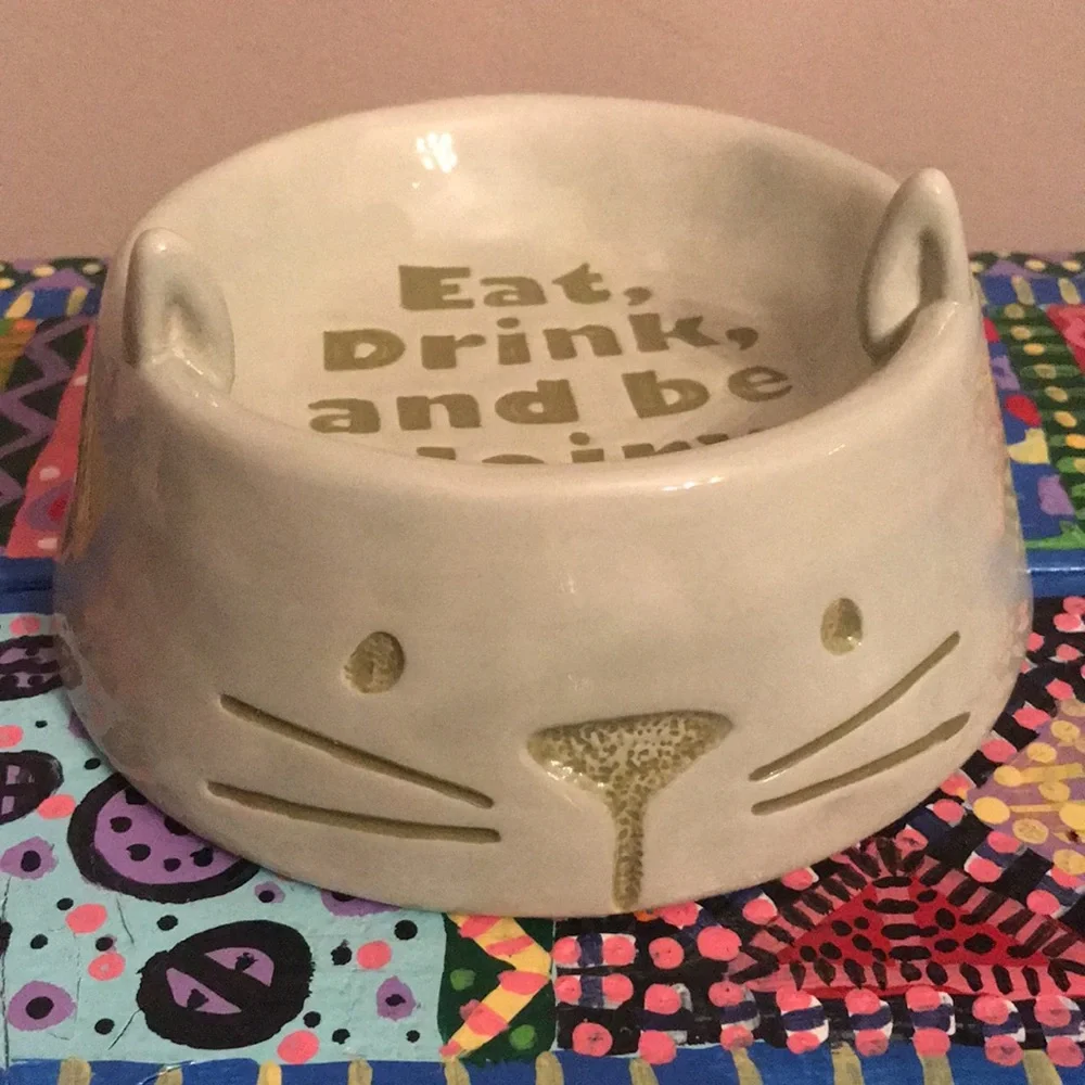Dog Bowl- Ceramic- NIB